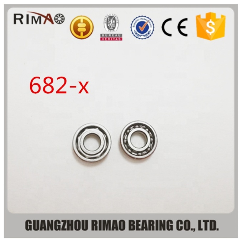 Hot sale chrome steel bearing size 2.5*6*1.8mm deep groove ball bearing 682X