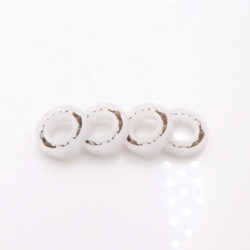 POM material plastic bearing 696 P696 deep groove ball bearing with glass ball 6*15*5mm