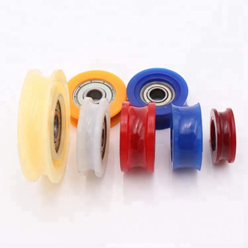 plastic pulley wheel on skate, roller ski wheel, rubber roller skate wheel