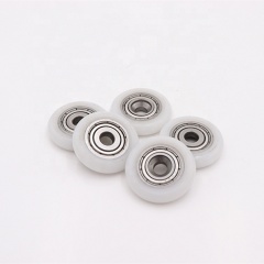 OEM Different customize sizes stainless steel bearing nylon roller wheels for shower cabin