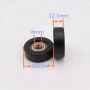 Nylon pulley shower door and window 36mm plastic roller wheel rolle pulley 5x23x7mm black nylon roller