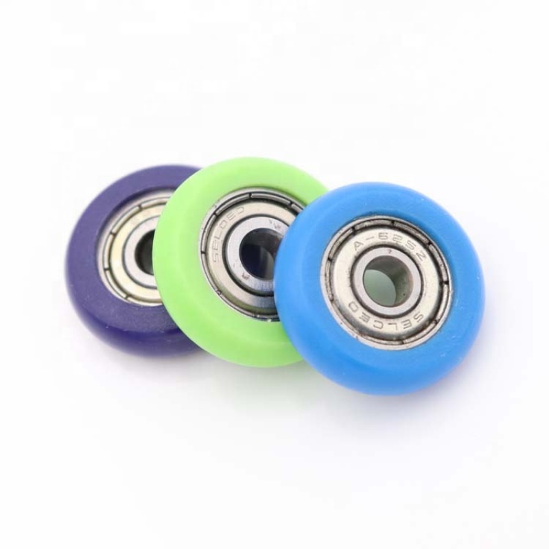 caster wheel for sliding door with r type groove roller skate wheels toys wheels