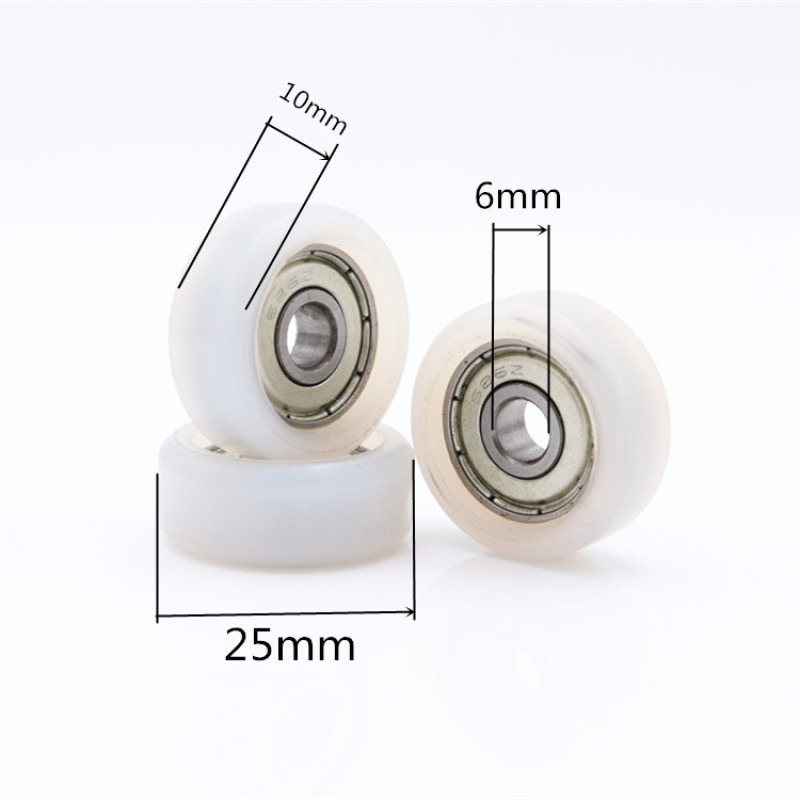 roller wheel pulley wheel, nylon coated ball bearing for sliding door and windows Roller Pulley