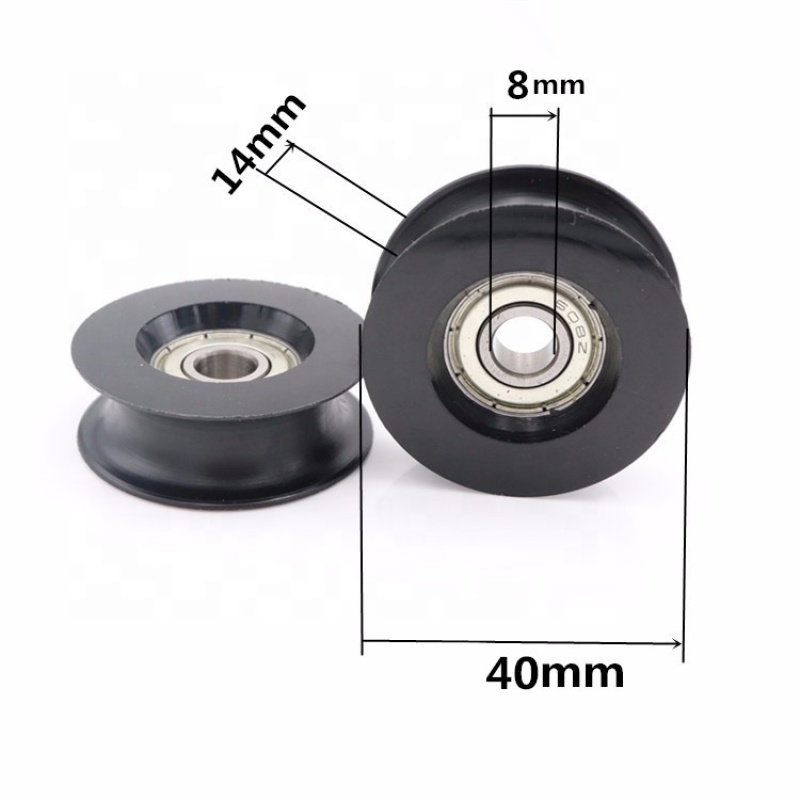 8*30*11mm 608 zz s608rs bearing 608rs PU material roller wheel