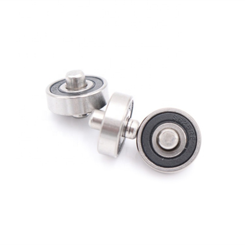 S440 stalness S625 2RS appliance bearing with 12mm S304 stainless steel shaft S625RS 625 bearing
