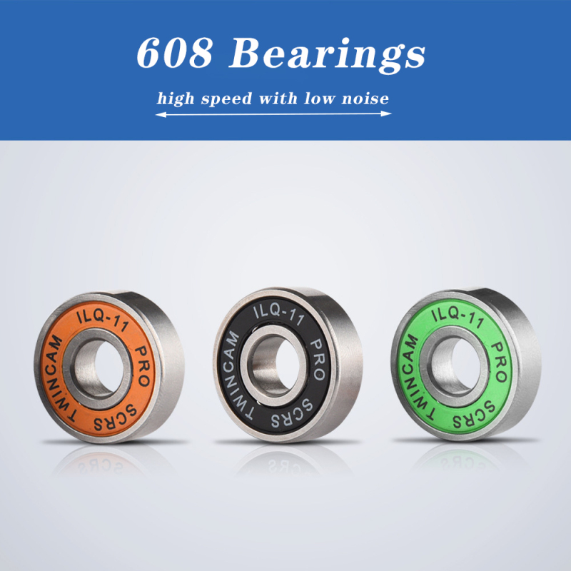 8mm Groove Ball Bearing 608-2RS 608-ZZ Radial Ball Bearing 8X22X7 Skate Bearing 608RS