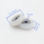 R type 625 5-25-8mm plastic nylon pulley small plastic pulley for windows