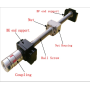 1605 ball screw Linear Motion SFU1605 cnc ball screw shaft with nut BK12 BF12 coupling