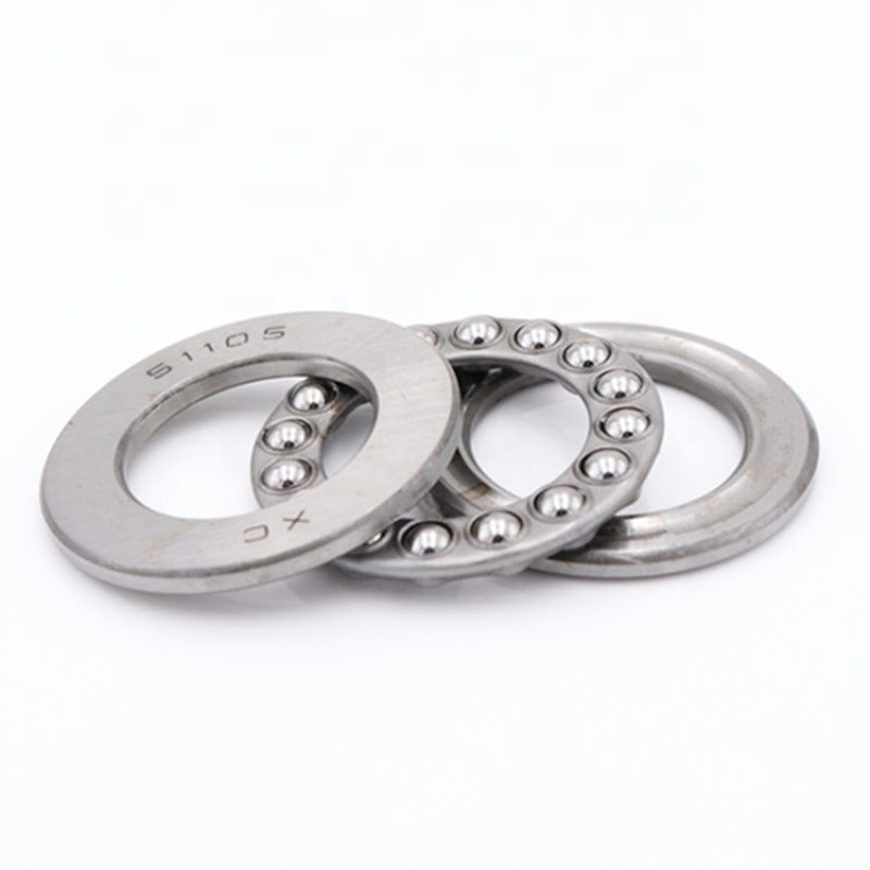 51104 Axial load thrust ball bearings steel cage 20*35*10mm Thrust Ball Bearing 51104