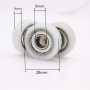 608 nylon roller pulley wheels with bearings small grooved wheels