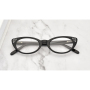 Fashion Vintage Eyewear Optical Frame for Women Glasses Black Cat Eye Shape Acetate Eyewear Eyeglasses