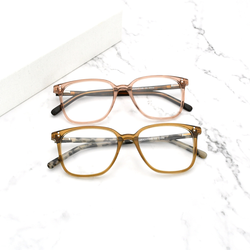 wholesale square large frames acetate glasses fashion eyewear frames