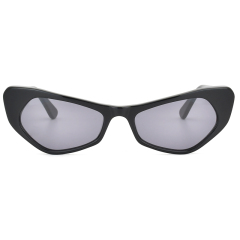 New Fashion Cat Eye Acetate Multilateral UV400 Sunglasses