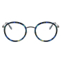 Acetate Metal  Black Glasses Frame Men Women Vintage Eyeglasses Retro  Gold Optical Frame Round Eyewear eyeglasses river optic