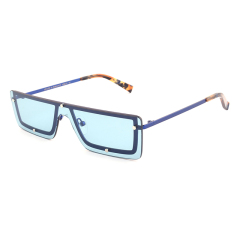 Newest Metal Frame Gray Lens Fashion Square Frame High Quality Fashion Sunglasses Sun Glasses Unisex