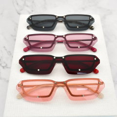 High Quality Fashion Metal Stainless Steel Small Frame Eyewear Sunglasses Sun Glasses For Women Men