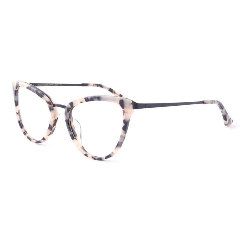 Hot Selling Optical Glasses Metal And Acetate Mix Frame High Quality Spectacle Frame