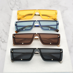 Newest Metal Frame Gray Lens Fashion Square Frame High Quality Fashion Sunglasses Sun Glasses Unisex