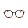 Fashion Vintage Round Acetate Metal Combined Optical Eye Glasses Frames