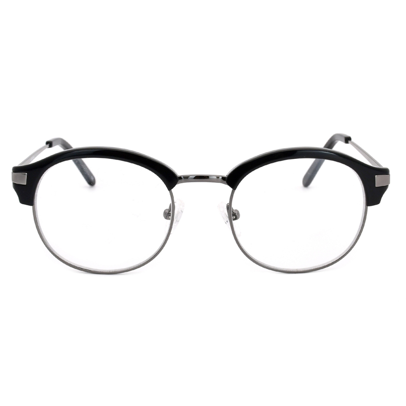 Fashion Round Glasses Frame Men Women Clear Lens Eyewear Optical Spectacle Metal Eyeglasses