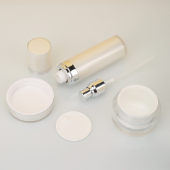 15ml 30ml 50ml 80ml airless bottle and acrylic jar for cosmetic packaging