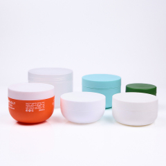 Solid Quality PP Plastic Facial Cream Jar 300ml 250ml 200ml