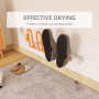 EVIA EV-40 Household Wall Mounted Heated Shoe Rack 2 Pair Electric Shoe Dryer