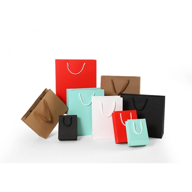Measures & Colors Customizing Kraft Paper Shopping Bags
