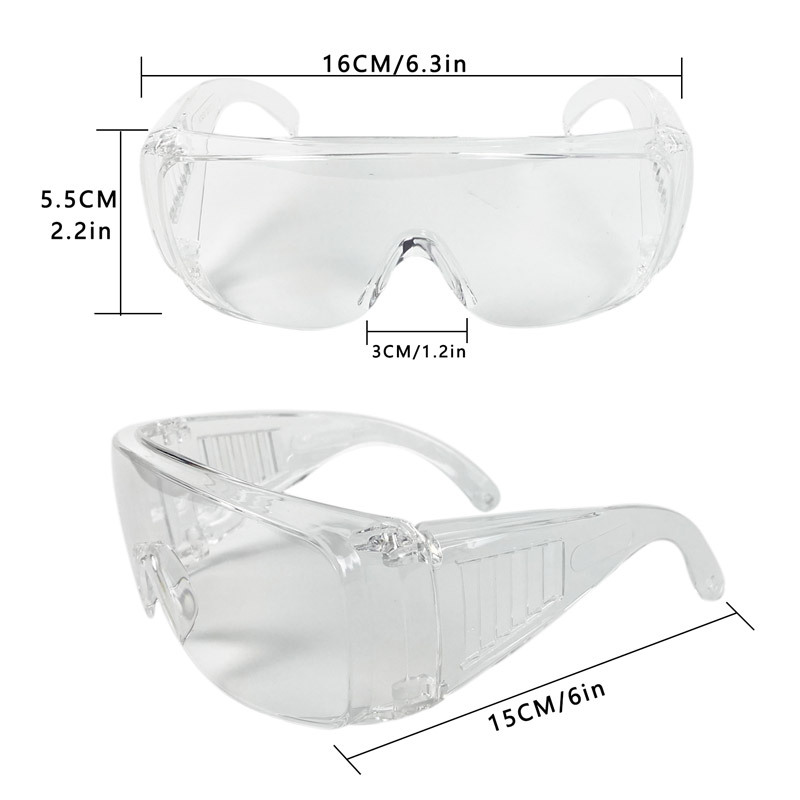 Wholesale Clear Safety Goggles Dust Proof Goggles Anti Fog Blind Protective Goggles