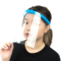 Reusable Blue UV proof Face shield Protective Clear Face Shield Anti UV Adjustable Face Shield