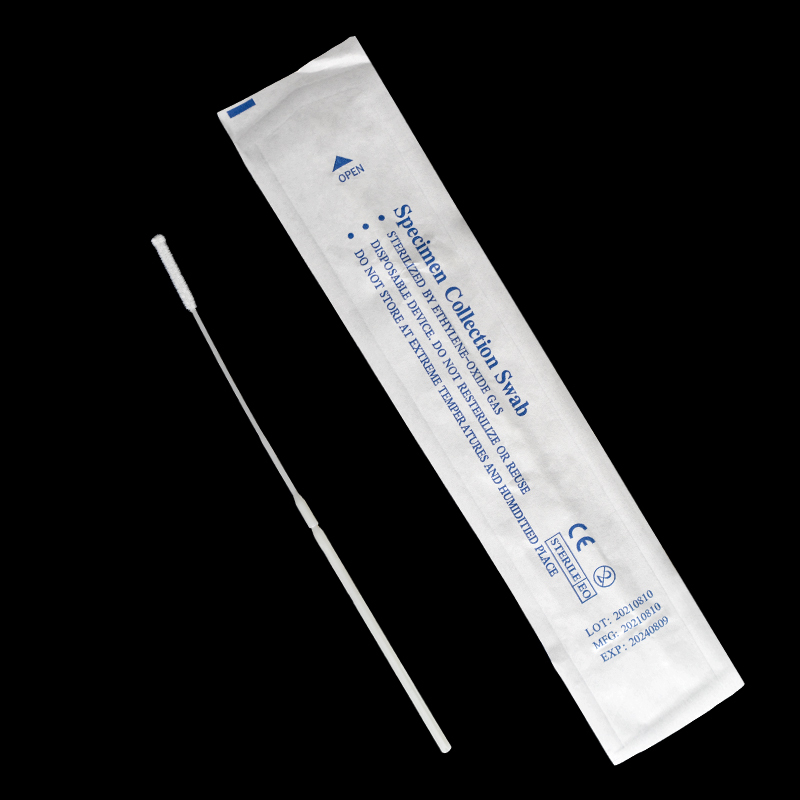 Nasal Sampling Swab Flocked Stick Disposable Antigen Test kit Nylon Swab
