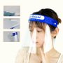 Wholesale Transparent Full Cover Disposable Face shield Anti Fog Clear Faceshields