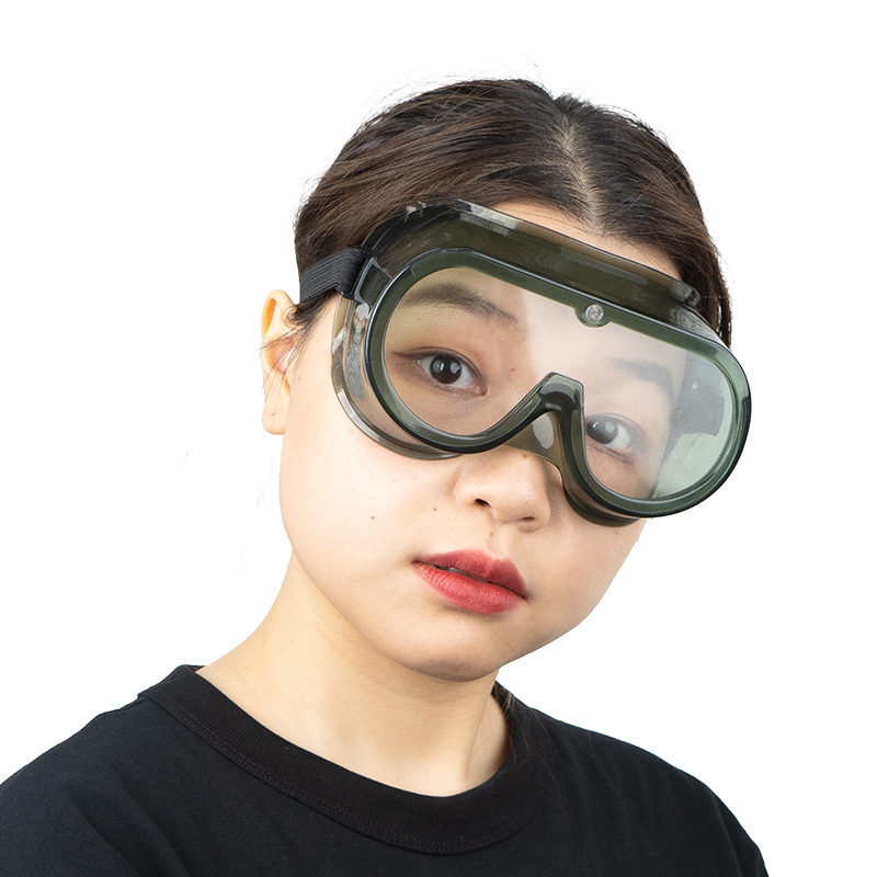 Wholesale Black goggles Protective goggles adult lab safety goggles