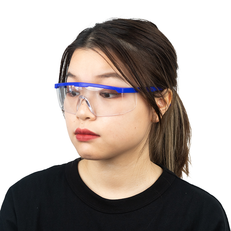 In stock transparent goggles UV protective plastic goggles safety