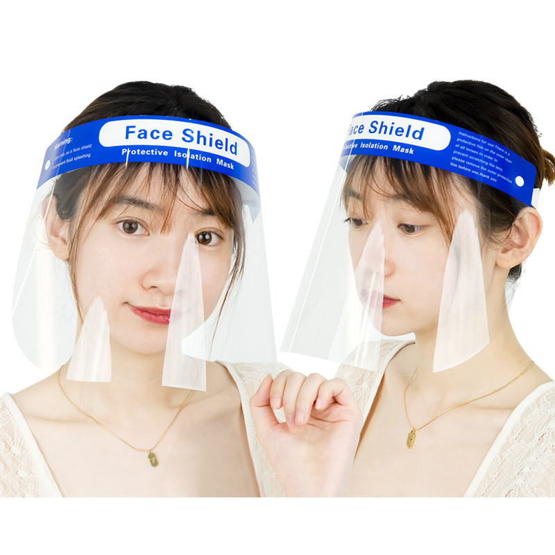 Anti Fog Clear Face Shields Safety Protective Faceshield Transparent Face Shields for Adults