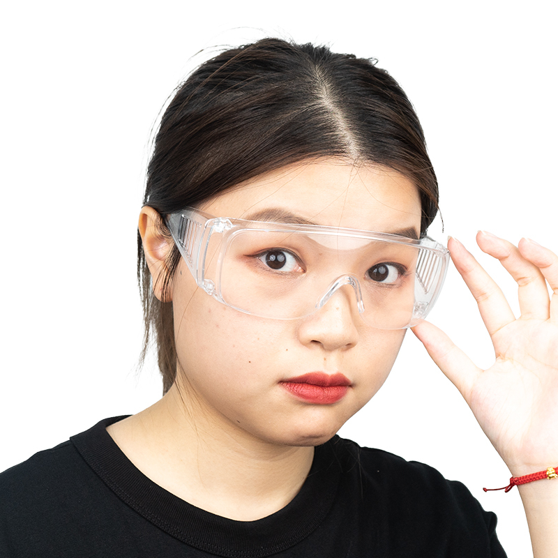 Clear PC Goggles Self Defense Goggles Plastic Protective  Glasses Goggles