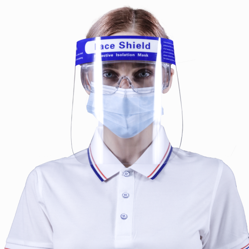 Protective anti fog face shields plastic faceshield disposable face shield