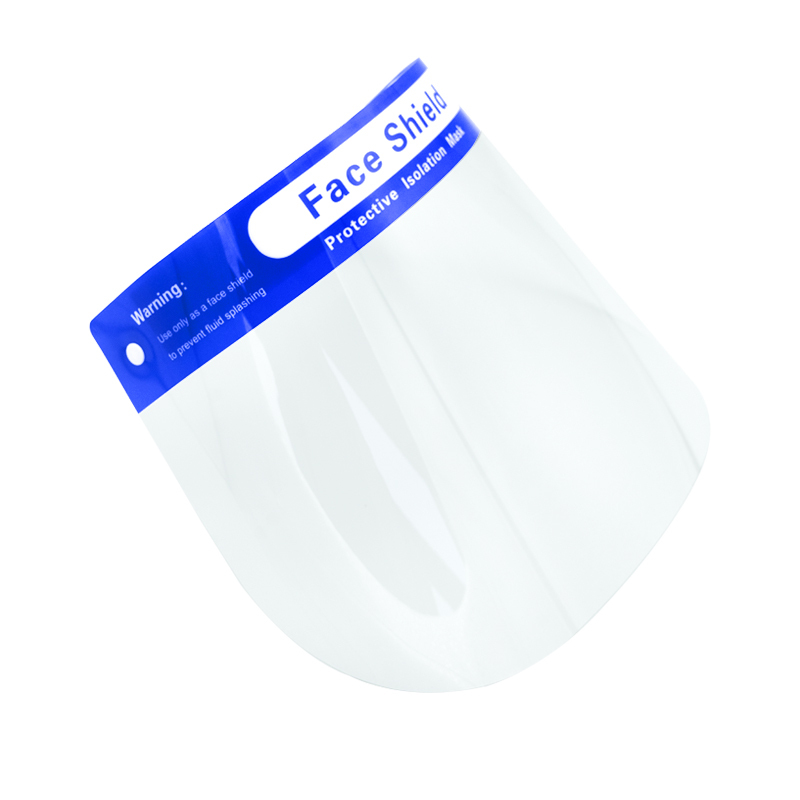 Protective anti fog face shields plastic faceshield disposable face shield