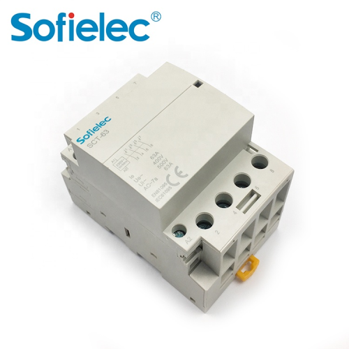 Free sample 4p 63a module type electrical ac contactor