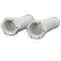 IP68 waterproof M12-LR plastic long thread  nylon cable gland  with strain relief
