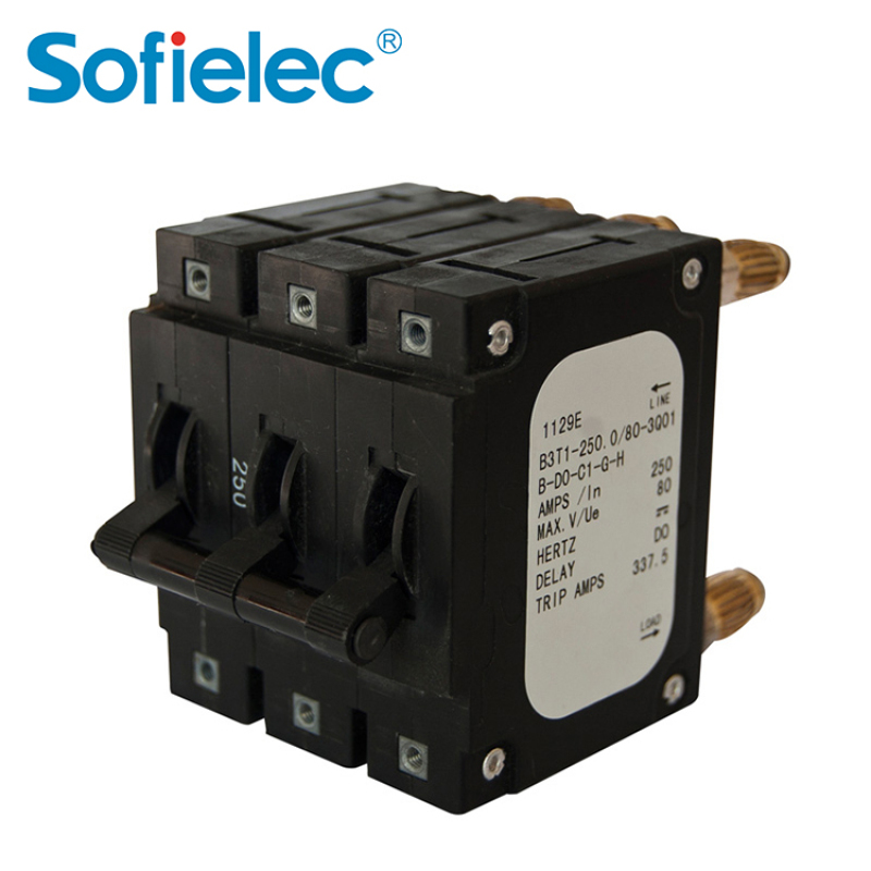 2p 20a dc mcb electromagnetic hydraulic circuit breaker
