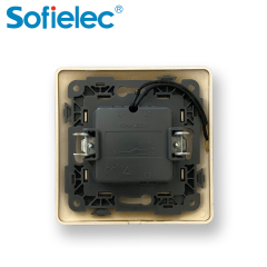 Sofielec 10A 250 В 1Gang 1Way Современный свет Электрический настенный выключатель
