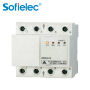 SFRV2-72 series Din rail relay, automatic reset over-voltage and under-voltage protector replay, three-phase four wire,80A