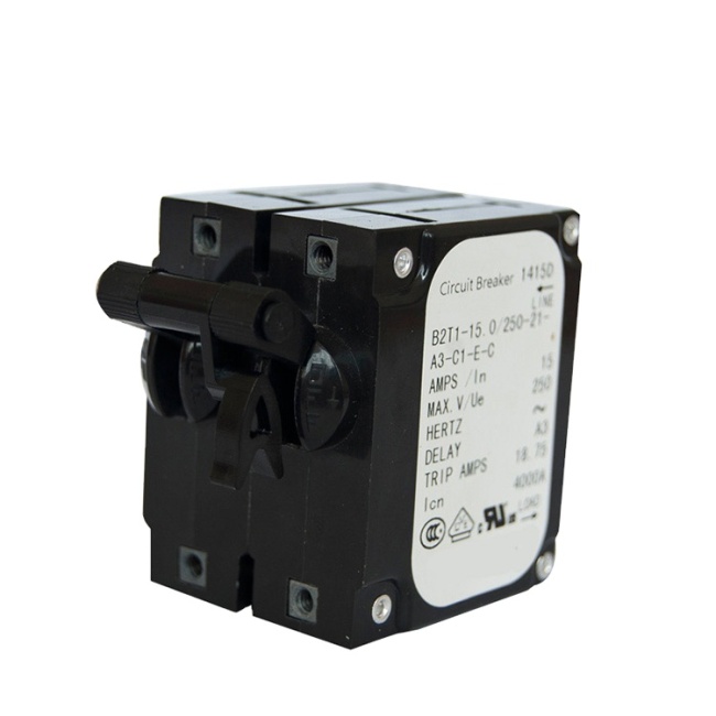 2p 20a dc mcb electromagnetic hydraulic circuit breaker