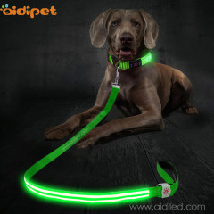 Самый продаваемый светодиодный поводок для собак Led Retractable Pet Dog Leash Luminous Dog Lead
