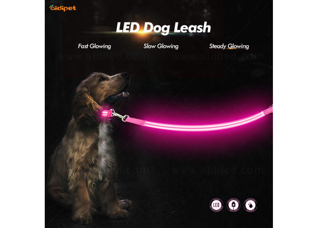 Elección de la correa de perro LED Glow personalizada