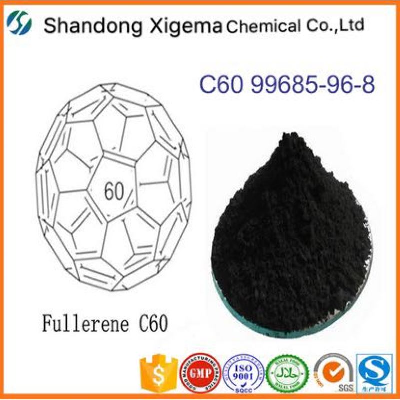 99.9% High Purity 99685-96-8 fullerene c60 / fullerene c60 powder / c60 fullerene with best price and fast delivery