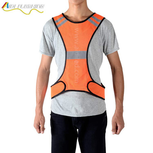 Led Safety Vest 3 Modes Of Light Reflective LED Safety Vest For Cycling Motorcycle Back Light for Safety