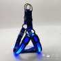 Solid Color Led Dog Pet Harness Chest Reflective Nylon Harness with Led Hot Sale Led Dog Harness
