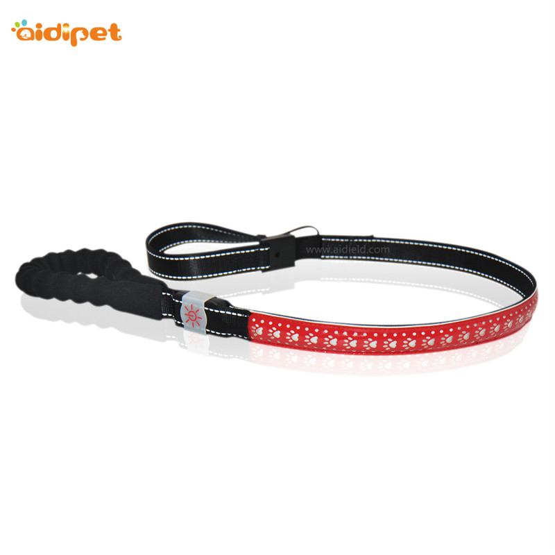 Led Dog Leash Lead Adjustable Best Wholesale Led Dog Harness Leash Glow in the Dark Collar and Leash Set